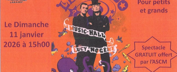 Spectacle pour les enfants de la commune – 11 janvier 2026 – ASCM