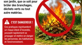 INTERDICTION DES FEUX DANS LES JARDINS