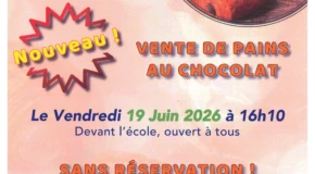 Vente de pains au chocolat