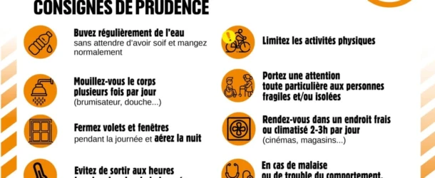 VIGILANCE ORANGE « ALERTE CANICULE »