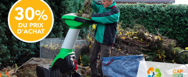 Aide à l’achat d’un broyeur à déchets verts